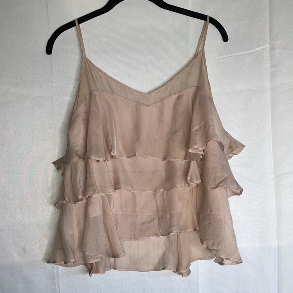 Ruffled Spaghetti Strap Blouse - Picture 8 of 14